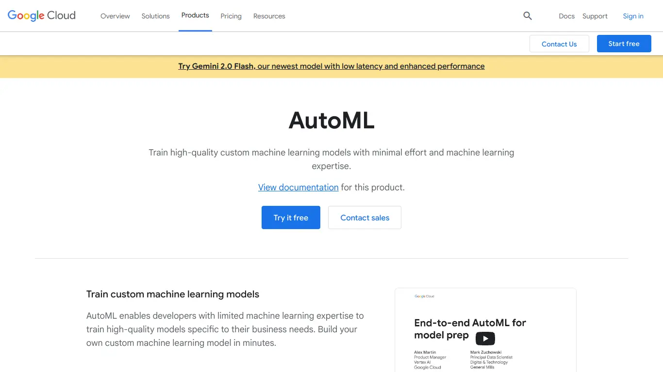 Google Cloud AutoML