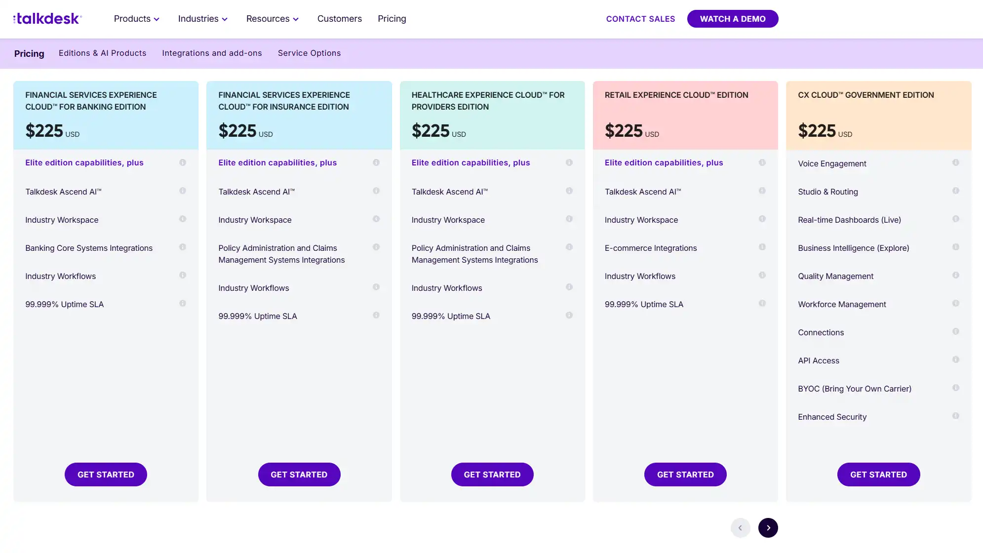 Talkdesk Pricing