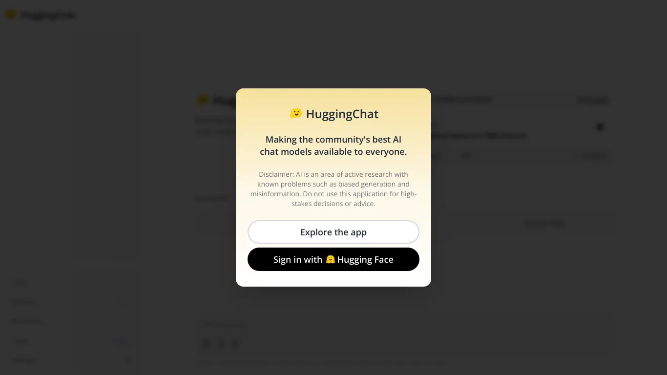 HuggingChat